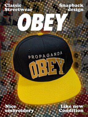 Obey Propaganda Throwback Snapback Hat